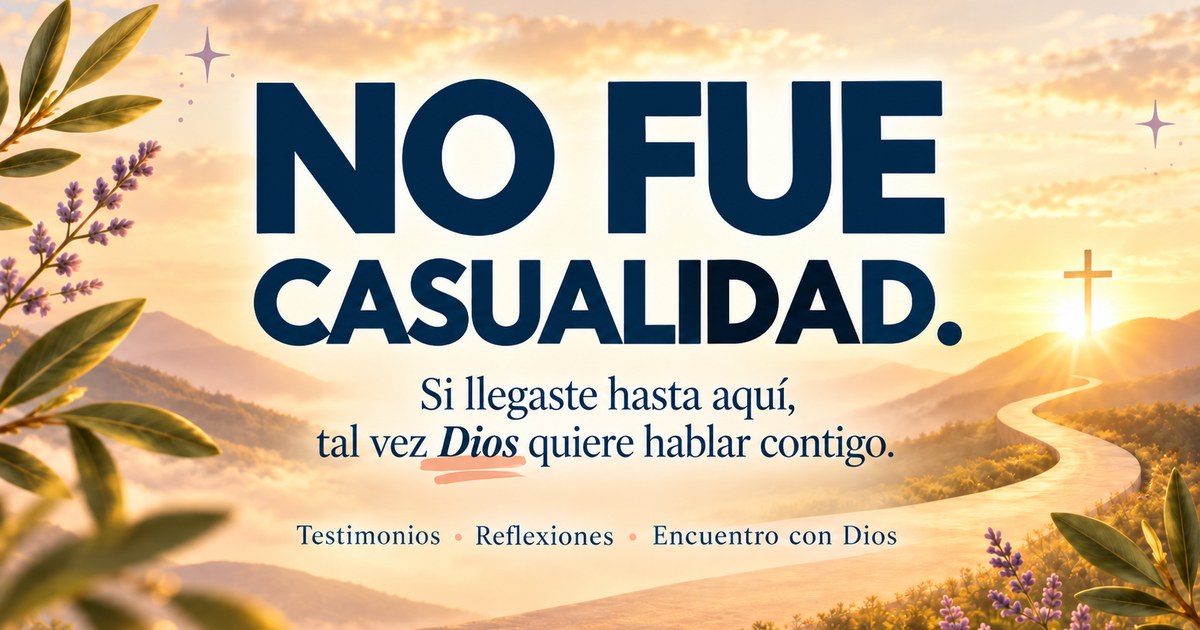 No fue casualidad